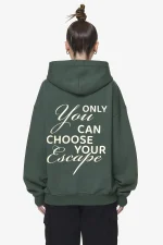 Sona Oversized Hoodie Washed Sage Green-1