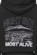 Sonia Oversized Hoodie Washed Black-2