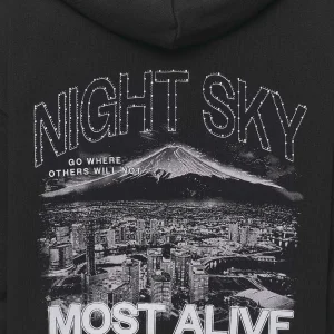 Sonia Oversized Hoodie Washed Black-2