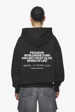 Sora Oversized Hoodie Washed Black-1