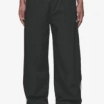 Stow Wide Track Pants Black Bubblegum