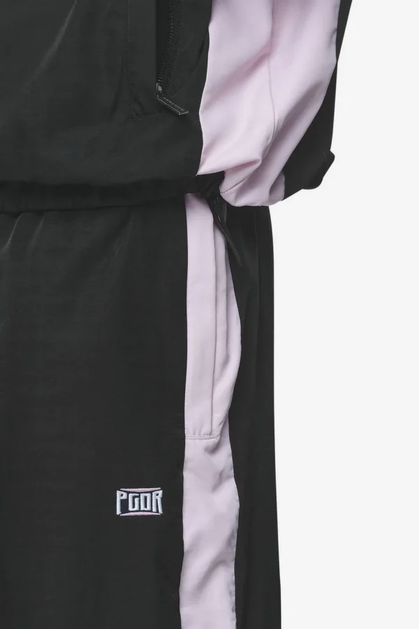 Stow Wide Track Pants Black Bubblegum-2.webp