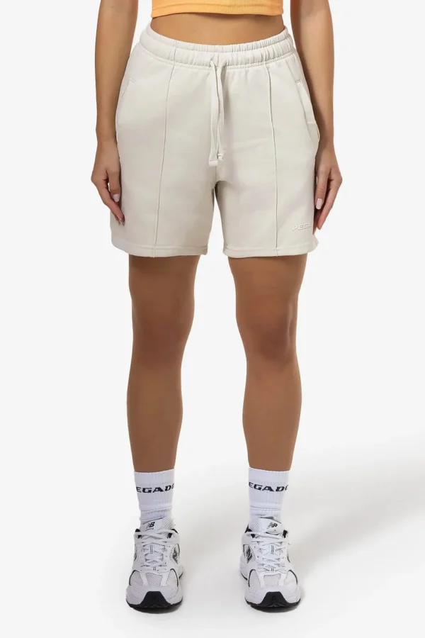 Sully High Waisted Short Vintage Washed Angels Cream Gum