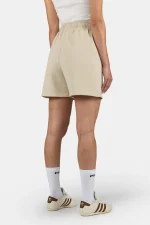 Sully High Waisted Shorts Washed Light Beige White-1