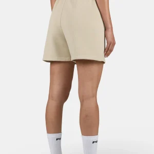 Sully High Waisted Shorts Washed Light Beige White-1
