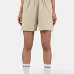 Sully High Waisted Shorts Washed Light Beige White