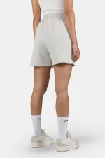 Sully High Waisted Shorts Washed Pure Grey White-1