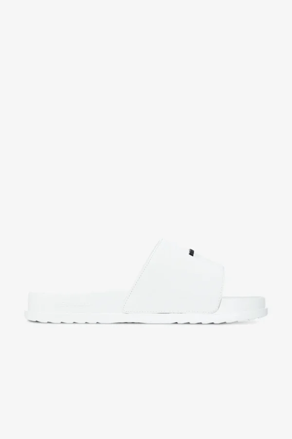 Suna Slide White Black-5