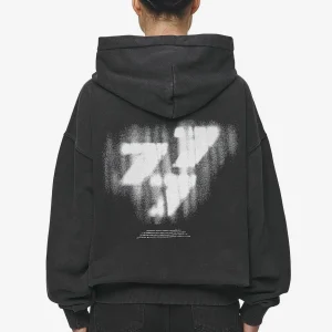 Suta Oversized Hoodie Vintage Black-1