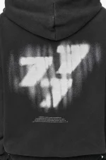 Suta Oversized Hoodie Vintage Black-3