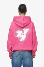 Suta Oversized Hoodie Vintage Digital Pink