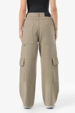 Taily Super Baggy Cargo Jeans Desert Taupe-1