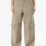 Taily Super Baggy Cargo Jeans Desert Taupe