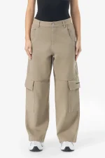 Taily Super Baggy Cargo Jeans Desert Taupe