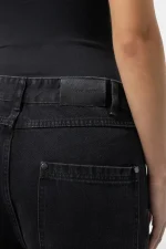 Taily Super Baggy Cargo Jeans Washed Black-3