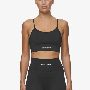 Taja Sport Bra Black White