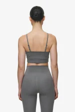 Taja Sport Bra Deep Grey White-1