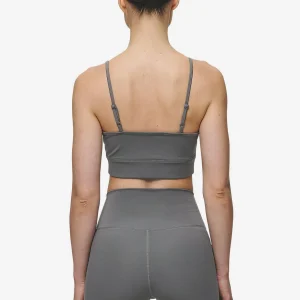 Taja Sport Bra Deep Grey White-1