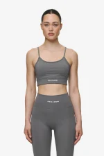 Taja Sport Bra Deep Grey White