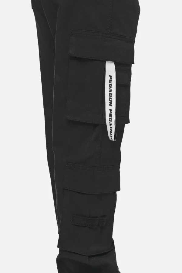 Tanami Wide Cargo Pants Black-2