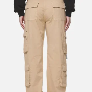 Tanami Wide Cargo Pants Washed Safari Sand-1