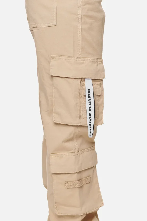 Tanami Wide Cargo Pants Washed Safari Sand-2
