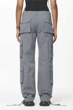 Tanum Wide Cargo Pants Anthracite Grey-1