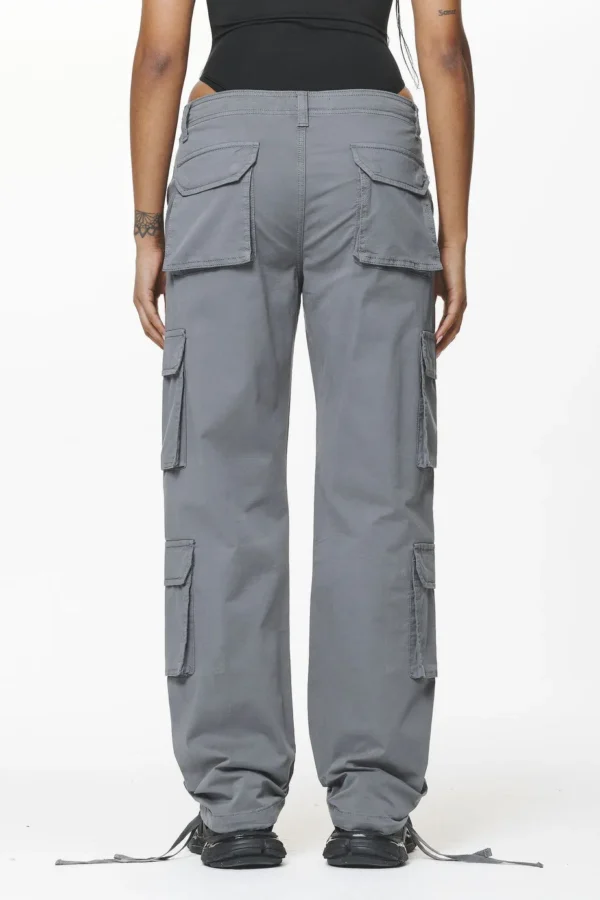 Tanum Wide Cargo Pants Anthracite Grey-1