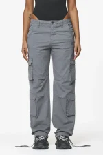 Tanum Wide Cargo Pants Anthracite Grey
