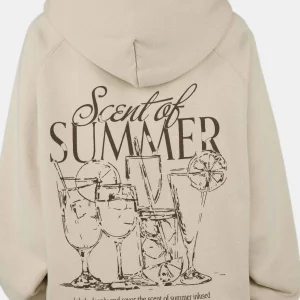 Tapo Oversized Raglan Hoodie Washed Light Beige-1