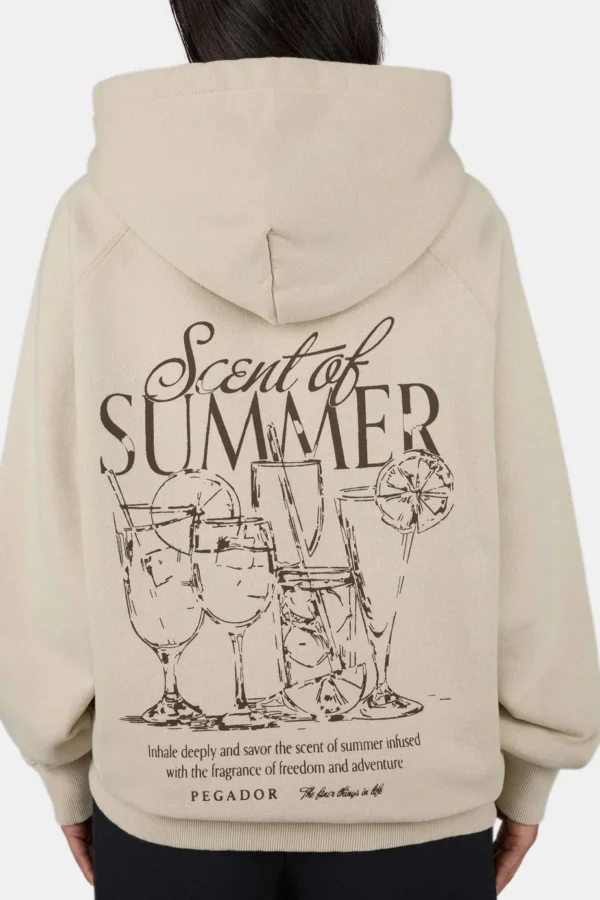 Tapo Oversized Raglan Hoodie Washed Light Beige-1