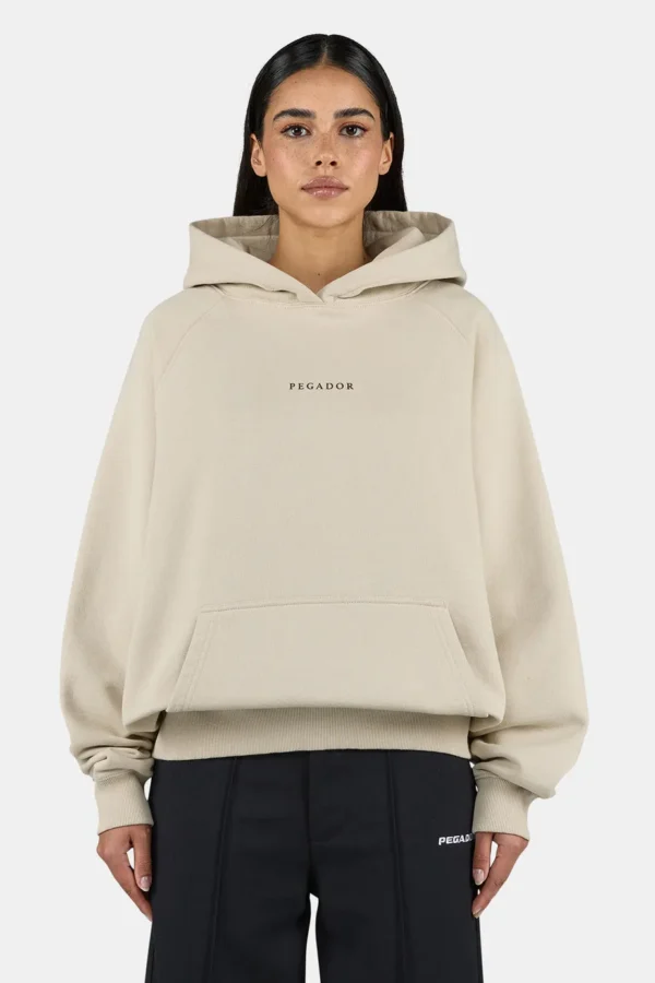 Tapo Oversized Raglan Hoodie Washed Light Beige