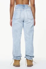 Terrance Wide Jeans Washed Light Blue-1