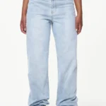 Terrance Wide Jeans Washed Light Blue