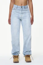 Terrance Wide Jeans Washed Light Blue
