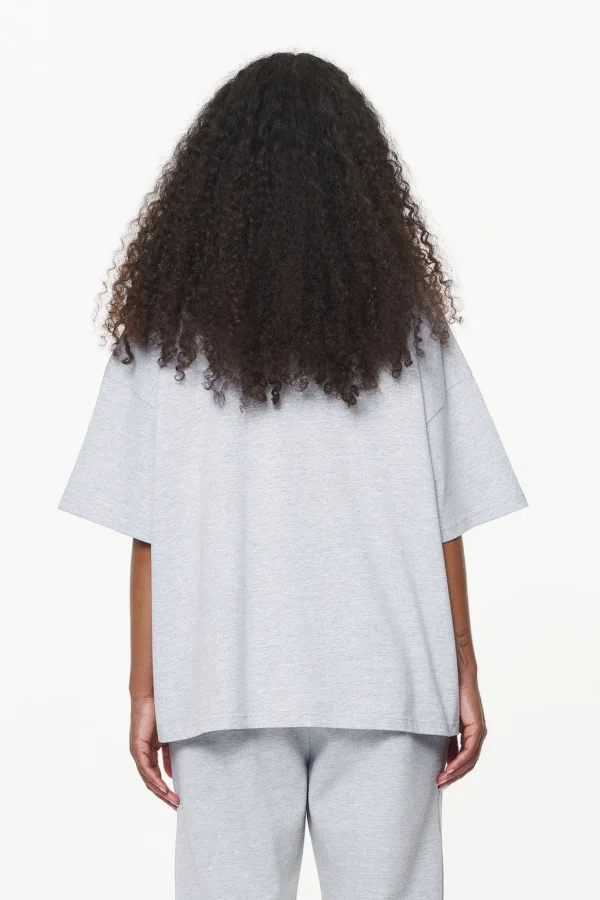 Thames Heavy Oversized Tee Grey Melange-1