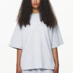 Thames Heavy Oversized Tee Grey Melange