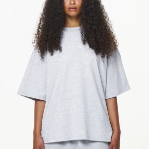 Thames Heavy Oversized Tee Grey Melange