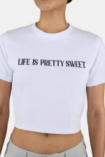 Tinca Cropped Baby Tee White-2