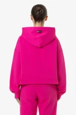 Tori Oversized Hoodie Washed Digital Pink-1
