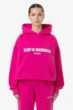 Tori Oversized Hoodie Washed Digital Pink
