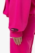 Tori Oversized Hoodie Washed Digital Pink-3