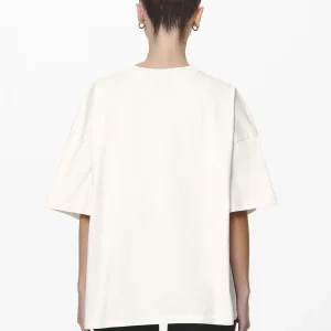 Troms Heavy Oversized Tee Washed Salty Cream-1