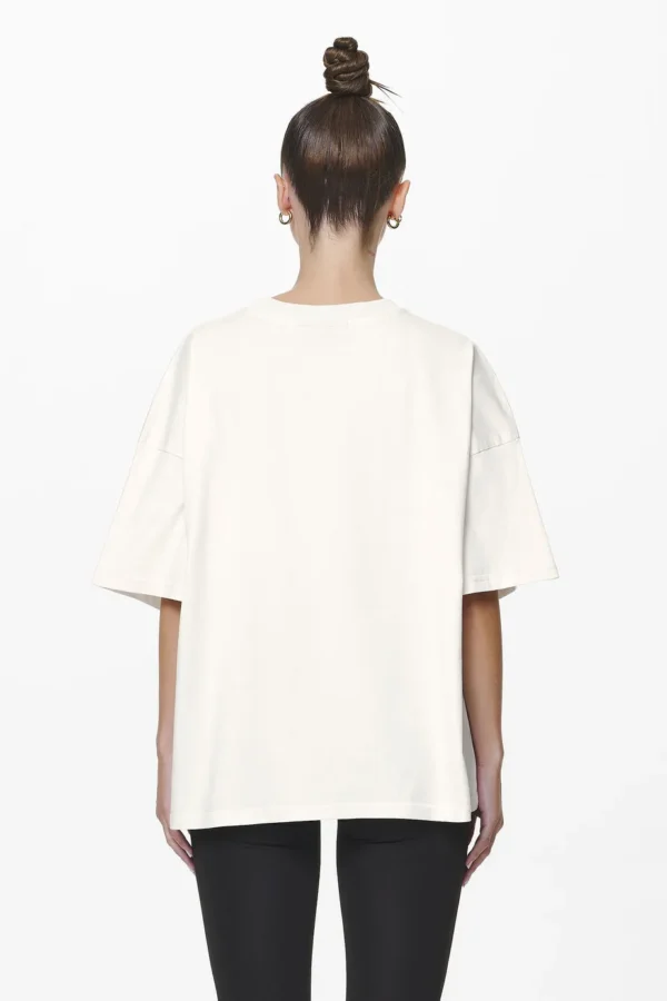 Troms Heavy Oversized Tee Washed Salty Cream-1