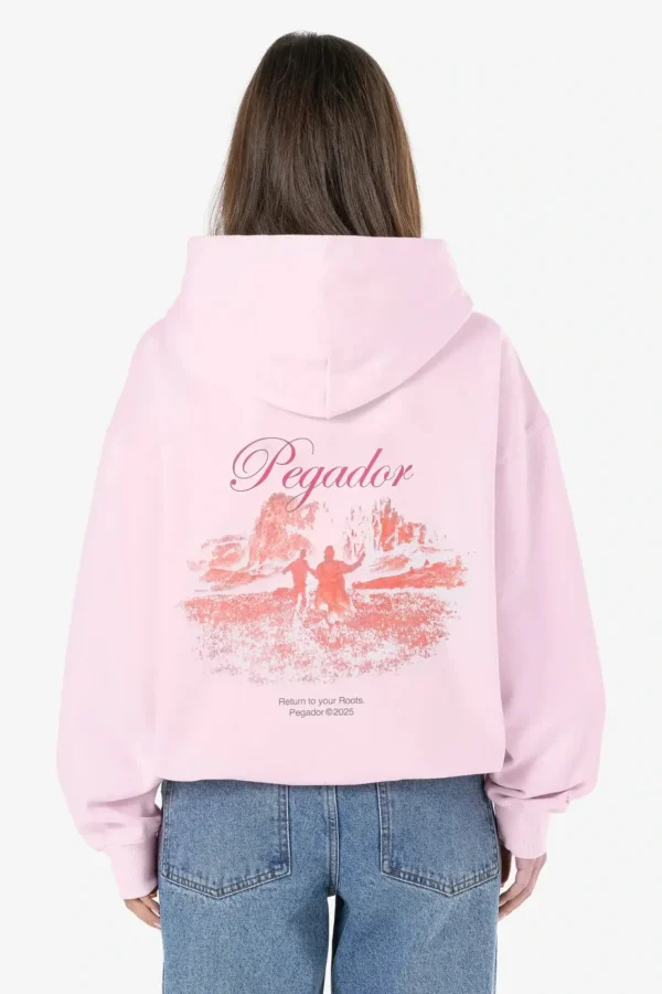 Tuni Oversized Sweat Jacket Washed Bubblegum-1