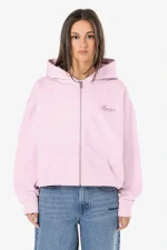 Tuni Oversized Sweat Jacket Washed Bubblegum