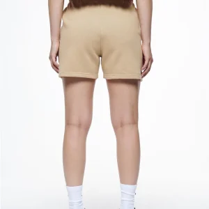 Umbria High Waisted Shorts Vintage Washed Espresso Gum-1