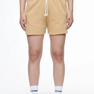 Umbria High Waisted Shorts Vintage Washed Espresso Gum