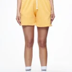 Umbria High Waisted Shorts Vintage Washed Golden Sun Gum