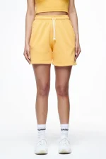 Umbria High Waisted Shorts Vintage Washed Golden Sun Gum